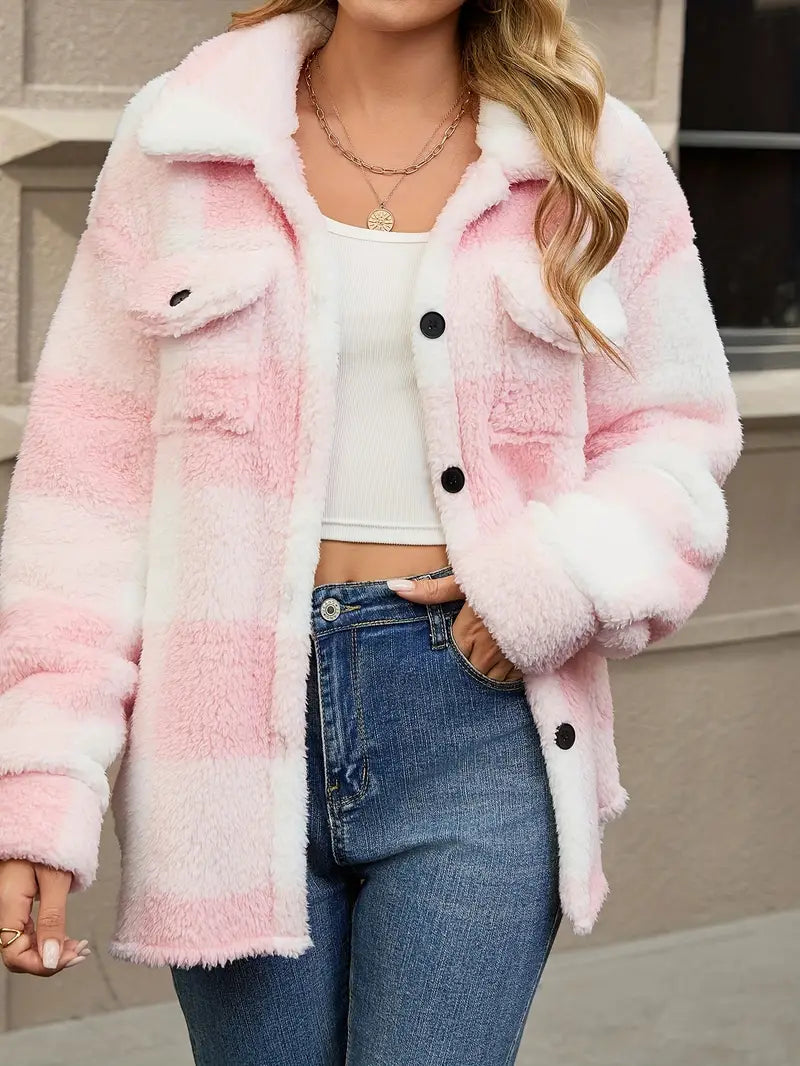 Clara™ | Chic Checked Autumn Jacket for Cozy Elegance