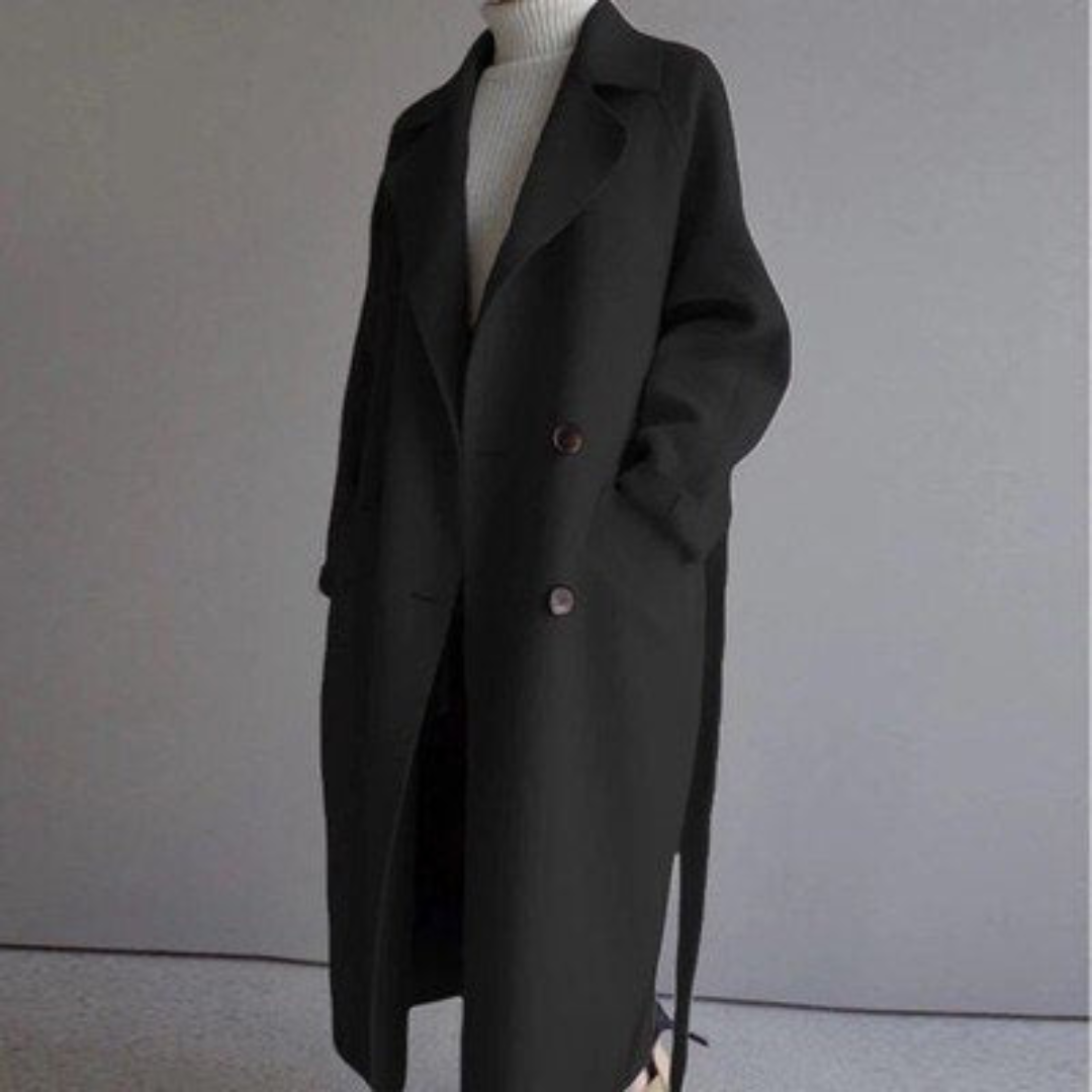 Isabella™ | Chic Wool Blend Coat for Timeless Elegance