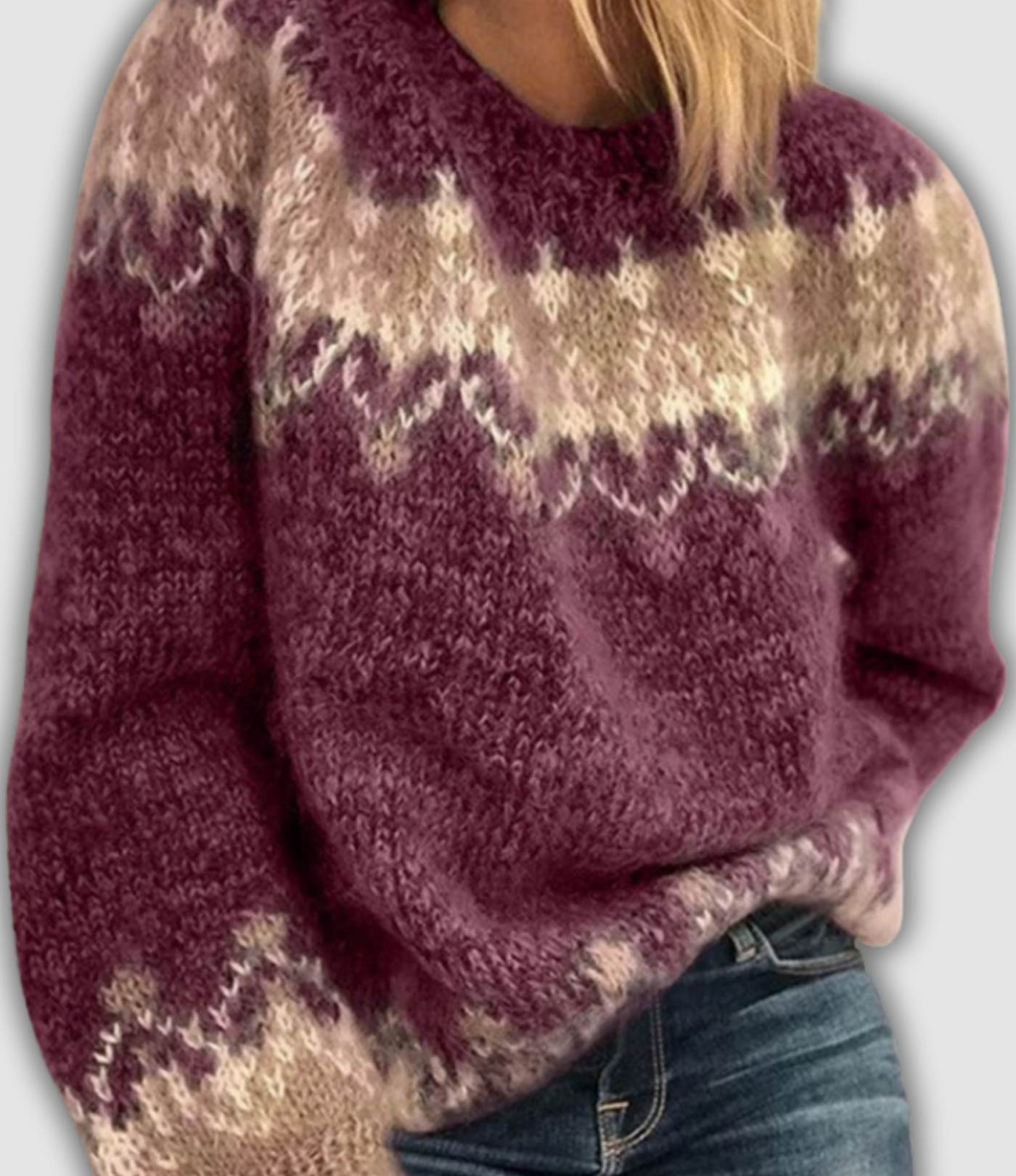 Liora™ | Chic Retro Sweater for Cozy Elegance