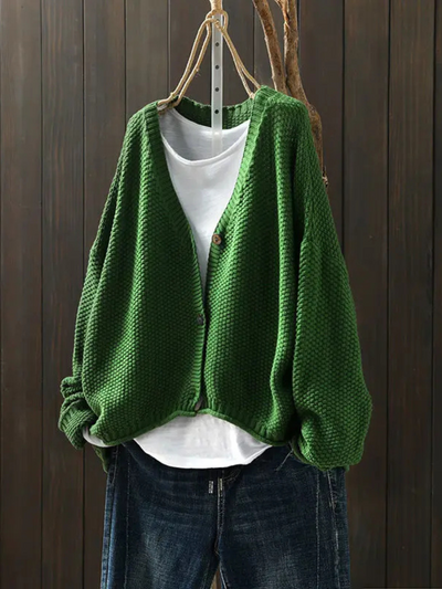 Elena™ | Cozy Knit Cardigan for Chic Layering
