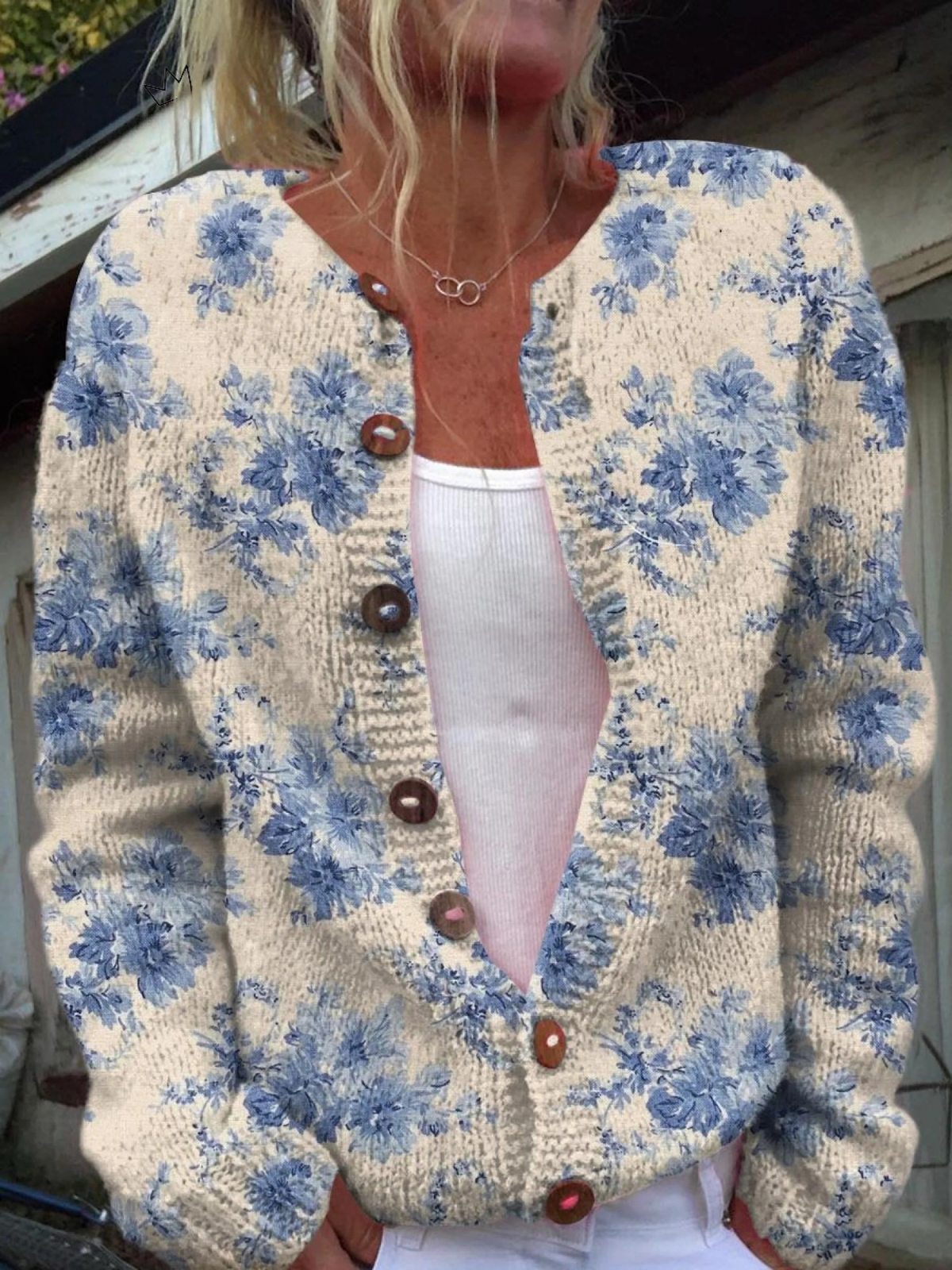 Isabella™ | Charming Floral Print Cardigan for Effortless Elegance