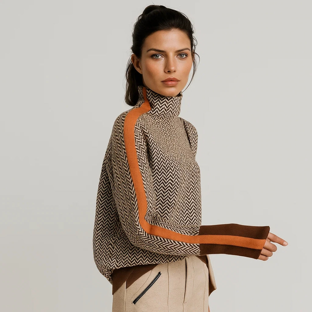 Sienna | High-neck pullover with soft warm comfort