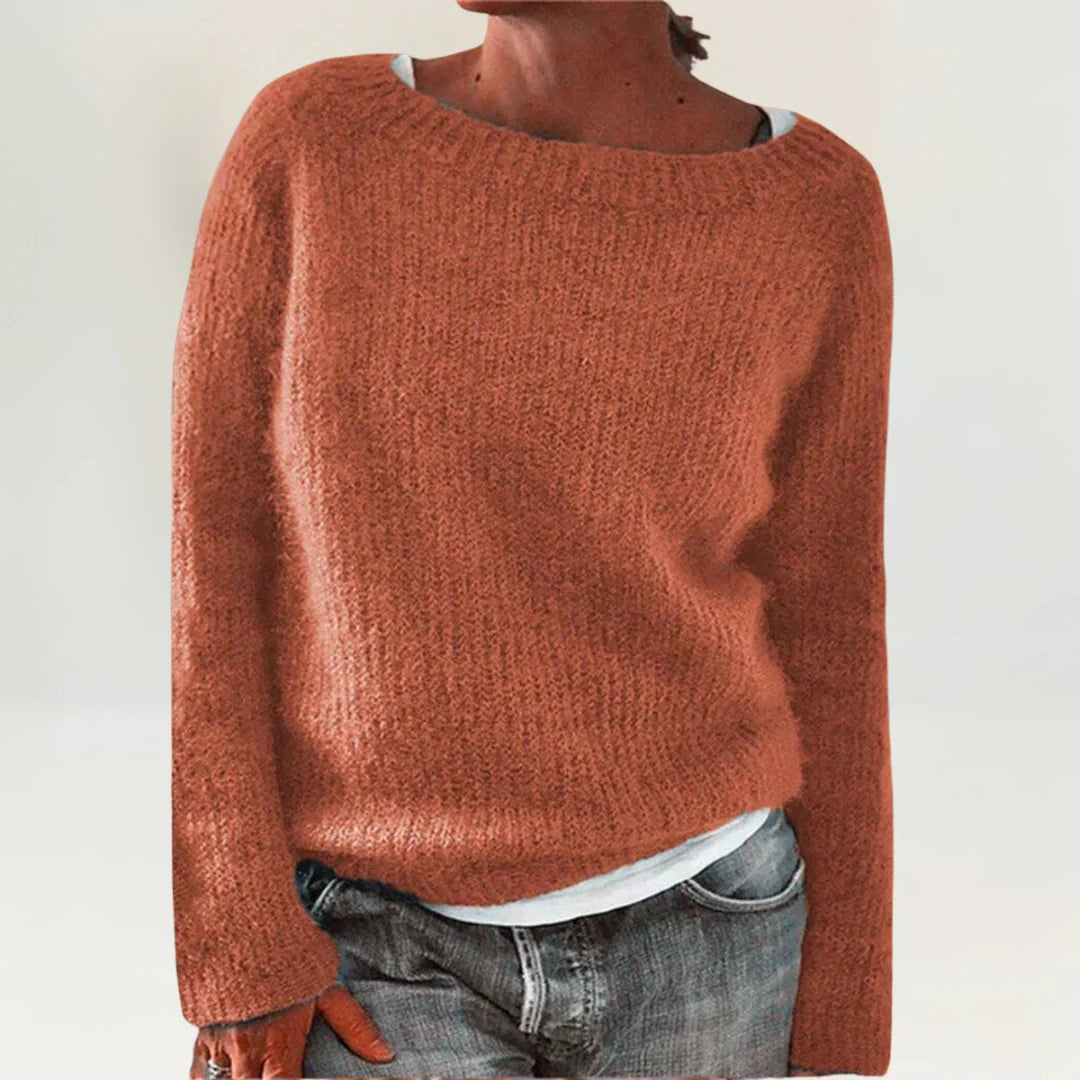 Lila™ | Cozy Orange Sweater for Effortless Warmth