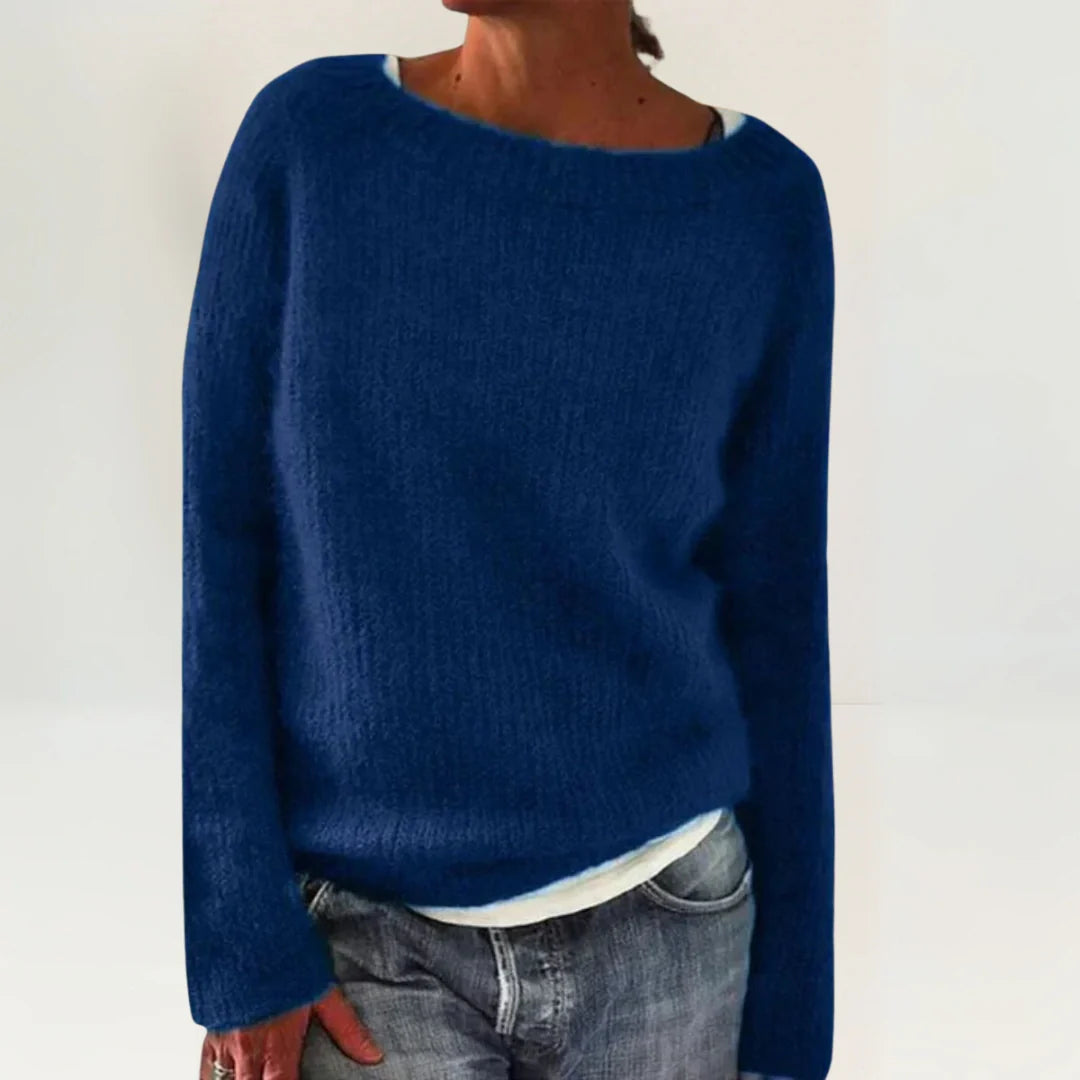 Lila™ | Cozy Blue Sweater for Ultimate Comfort