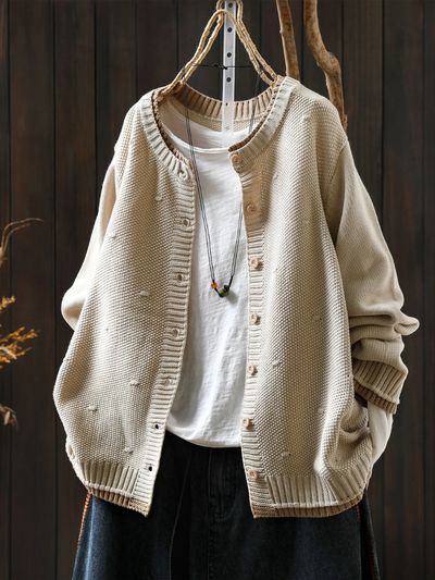 Clara™ | Textured Cardigan for Cozy Elegance