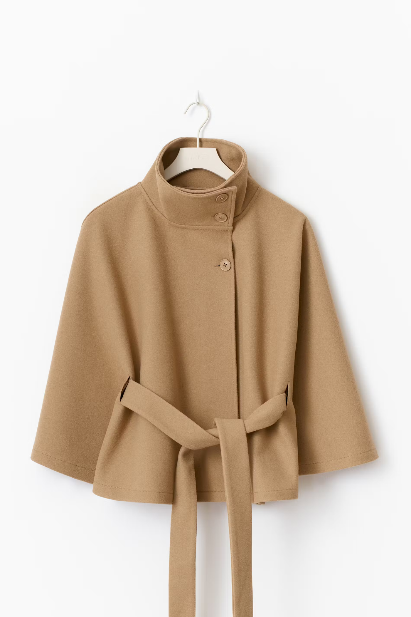 Lara™ | Chic Cape Coat with Cozy Belt