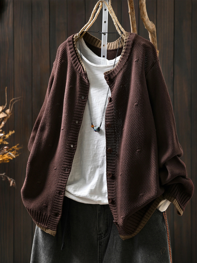 Clara™ | Textured Cardigan for Cozy Elegance
