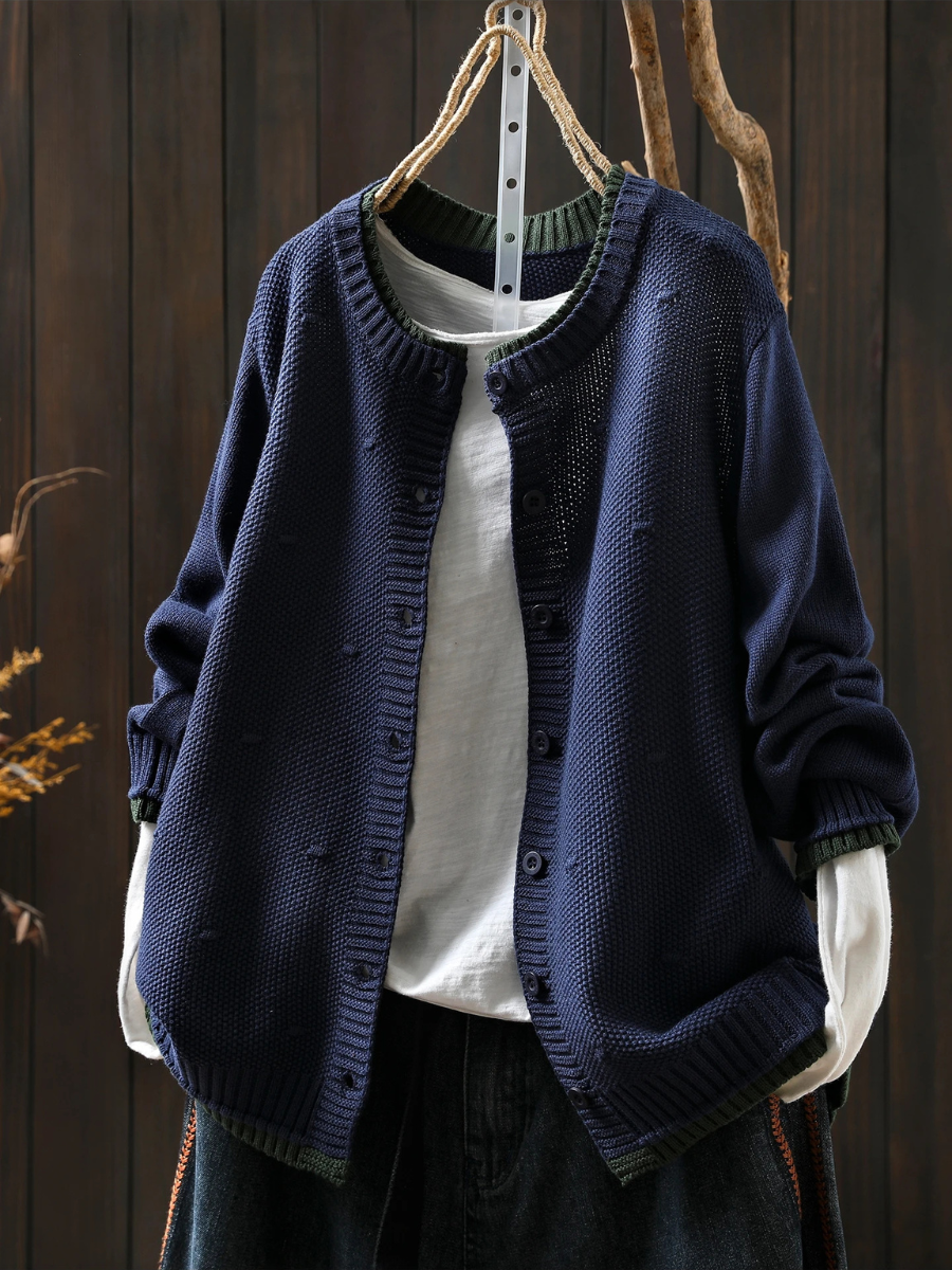 Clara™ | Textured Cardigan for Cozy Elegance