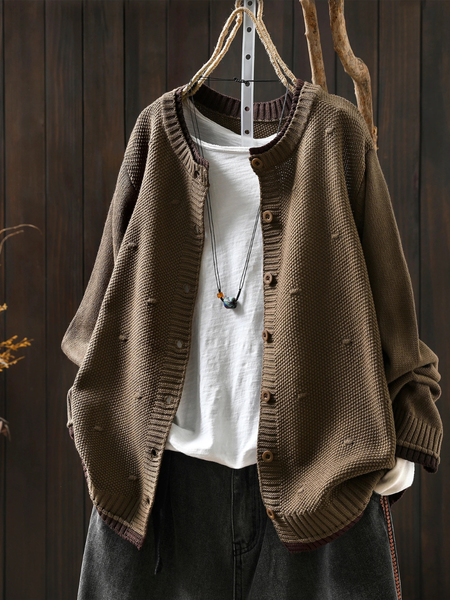 Clara™ | Textured Cardigan for Cozy Elegance