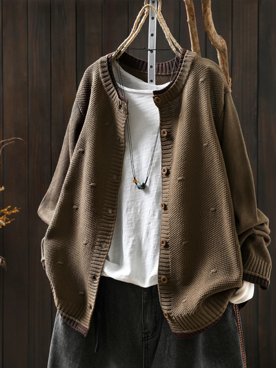 Clara™ | Textured Cardigan for Cozy Elegance