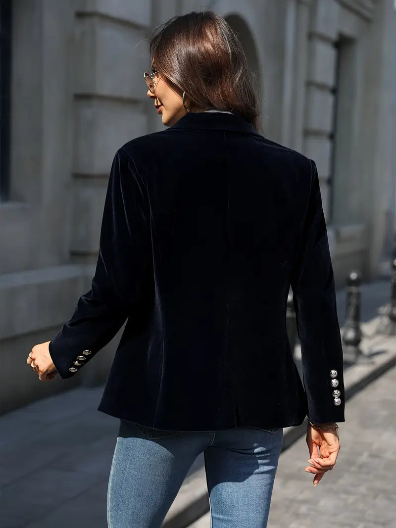 Juliana™ | Chic Velvet Blazer for Timeless Elegance