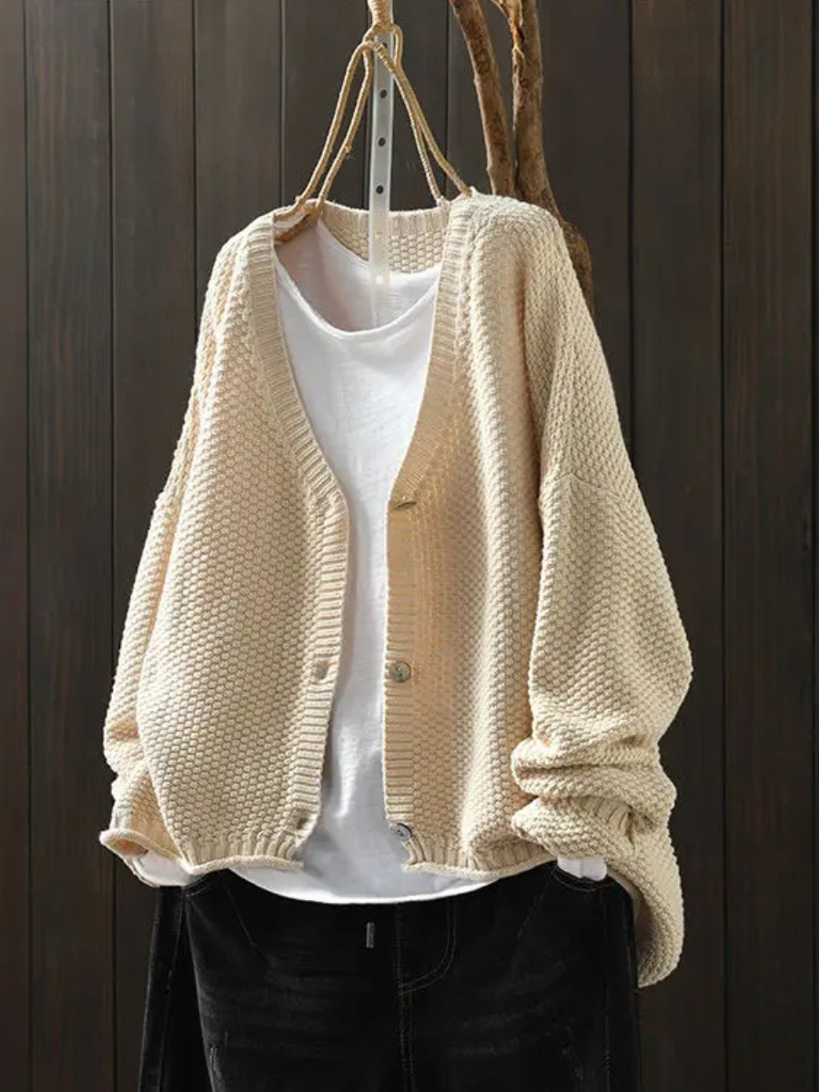Elena™ | Cozy Knit Cardigan for Chic Layering