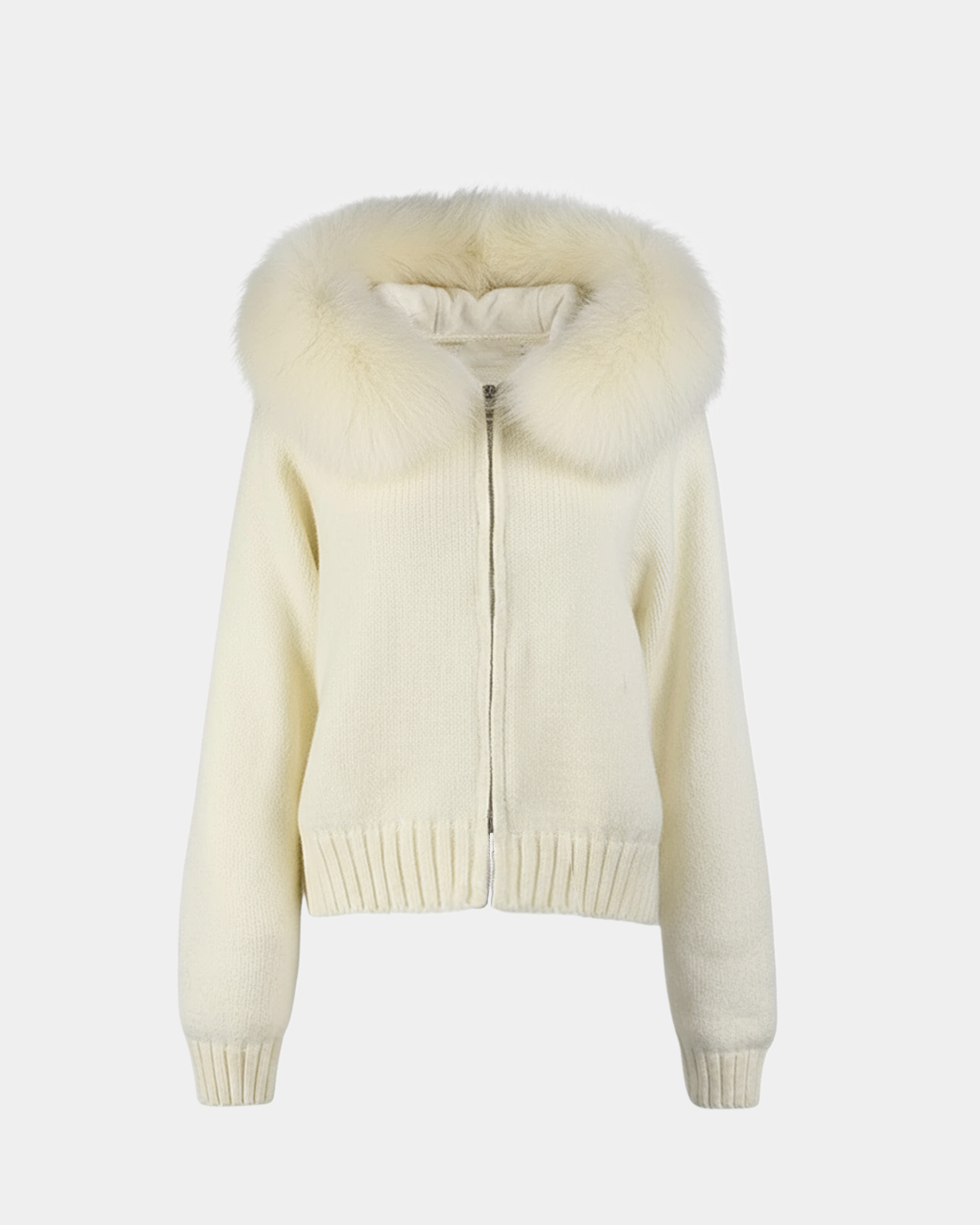 Lenora™ | Luxurious Knitted Coat with Chic Fur Collar