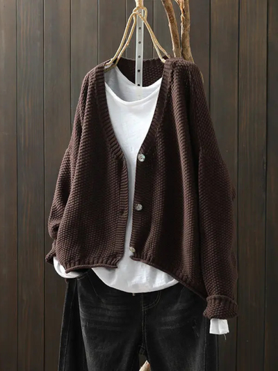 Elena™ | Cozy Knit Cardigan for Chic Layering