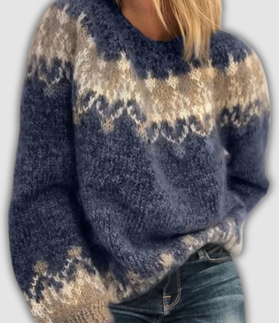Liora™ | Chic Retro Sweater for Cozy Elegance