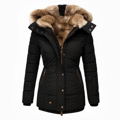 Sofia™ | Warm faux fur-lined winter coat
