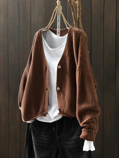 Elena™ | Cozy Knit Cardigan for Chic Layering
