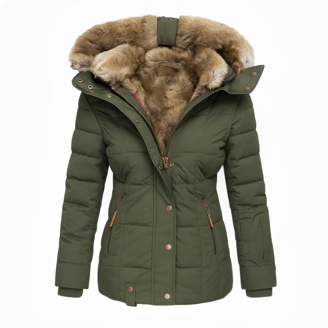 Sofia™ | Warm faux fur-lined winter coat