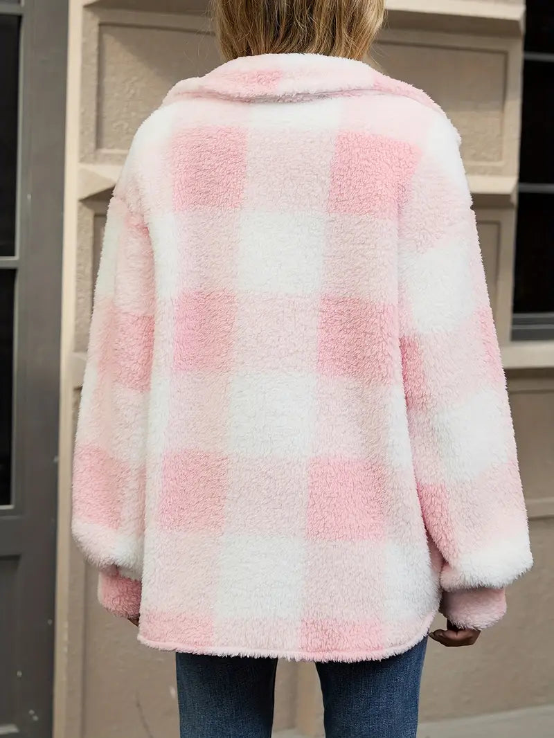 Clara™ | Chic Checked Autumn Jacket for Cozy Elegance
