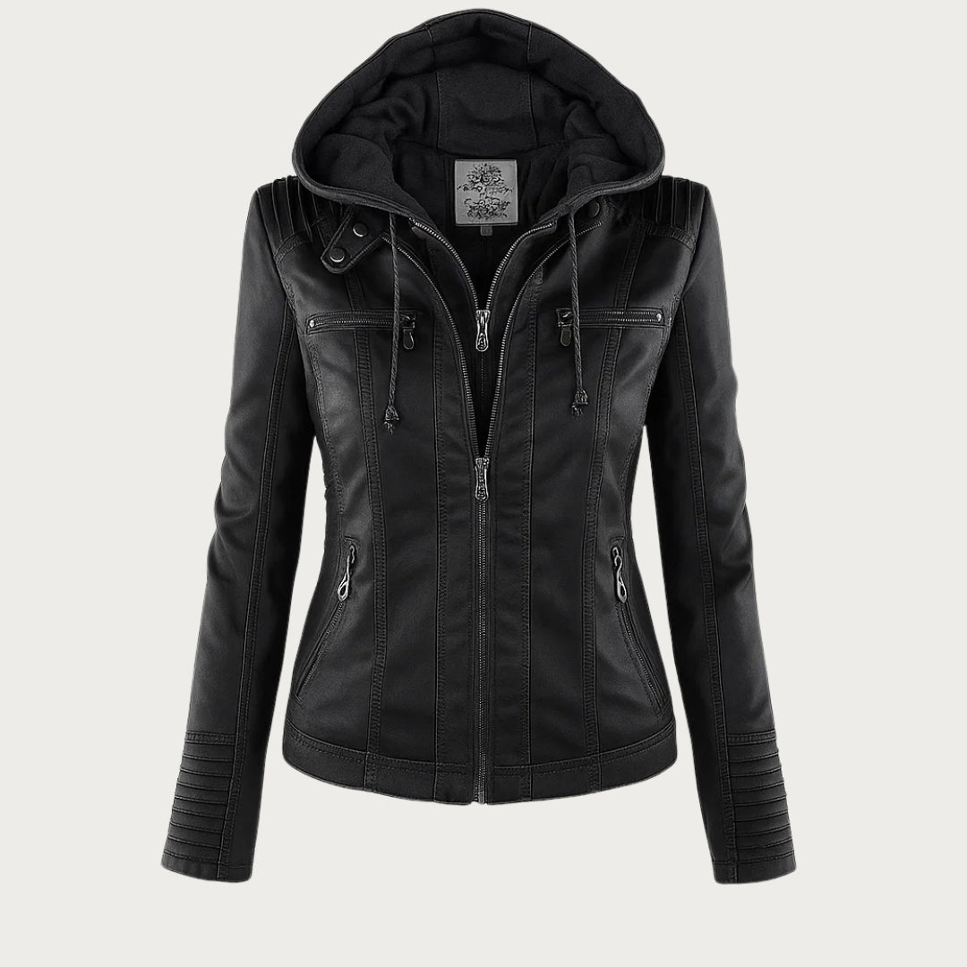 Monika™ | Elegant and durable leather jacket