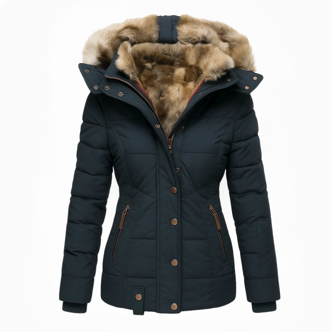 Sofia™ | Warm faux fur-lined winter coat