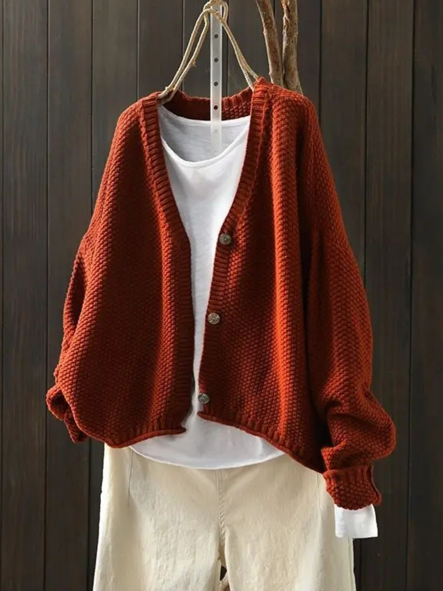 Elena™ | Cozy Knit Cardigan for Chic Layering