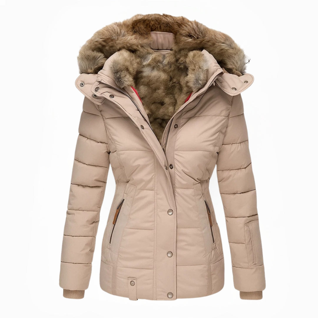 Sofia™ | Warm faux fur-lined winter coat