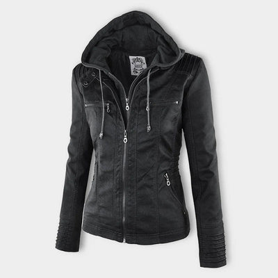 Monika™ | Elegant and durable leather jacket