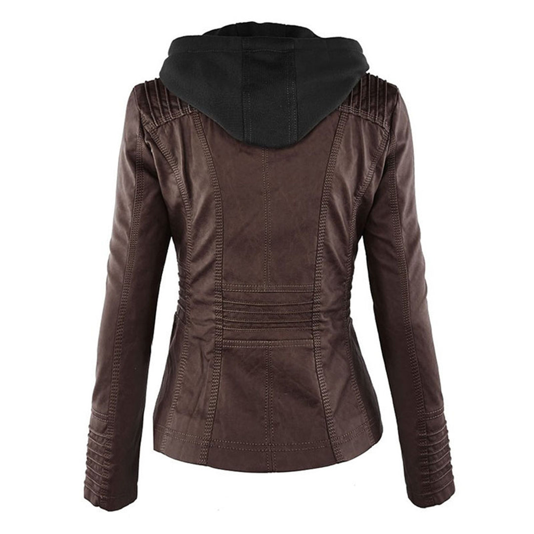Monika™ | Elegant and durable leather jacket