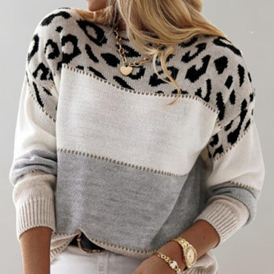 Charlotte™ | Elegant Leopard Knit Sweater