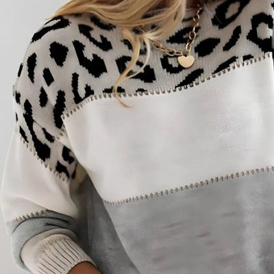 Charlotte™ | Elegant Leopard Knit Sweater