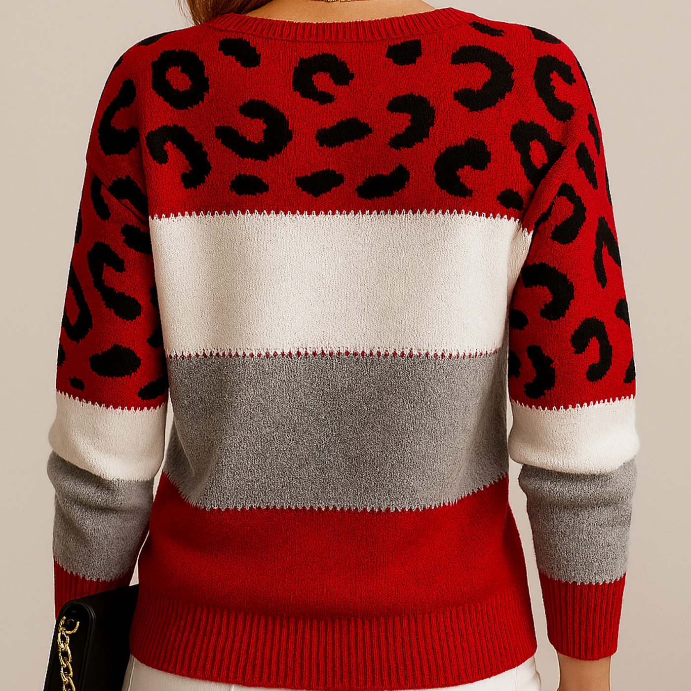 Charlotte™ | Elegant Leopard Knit Sweater