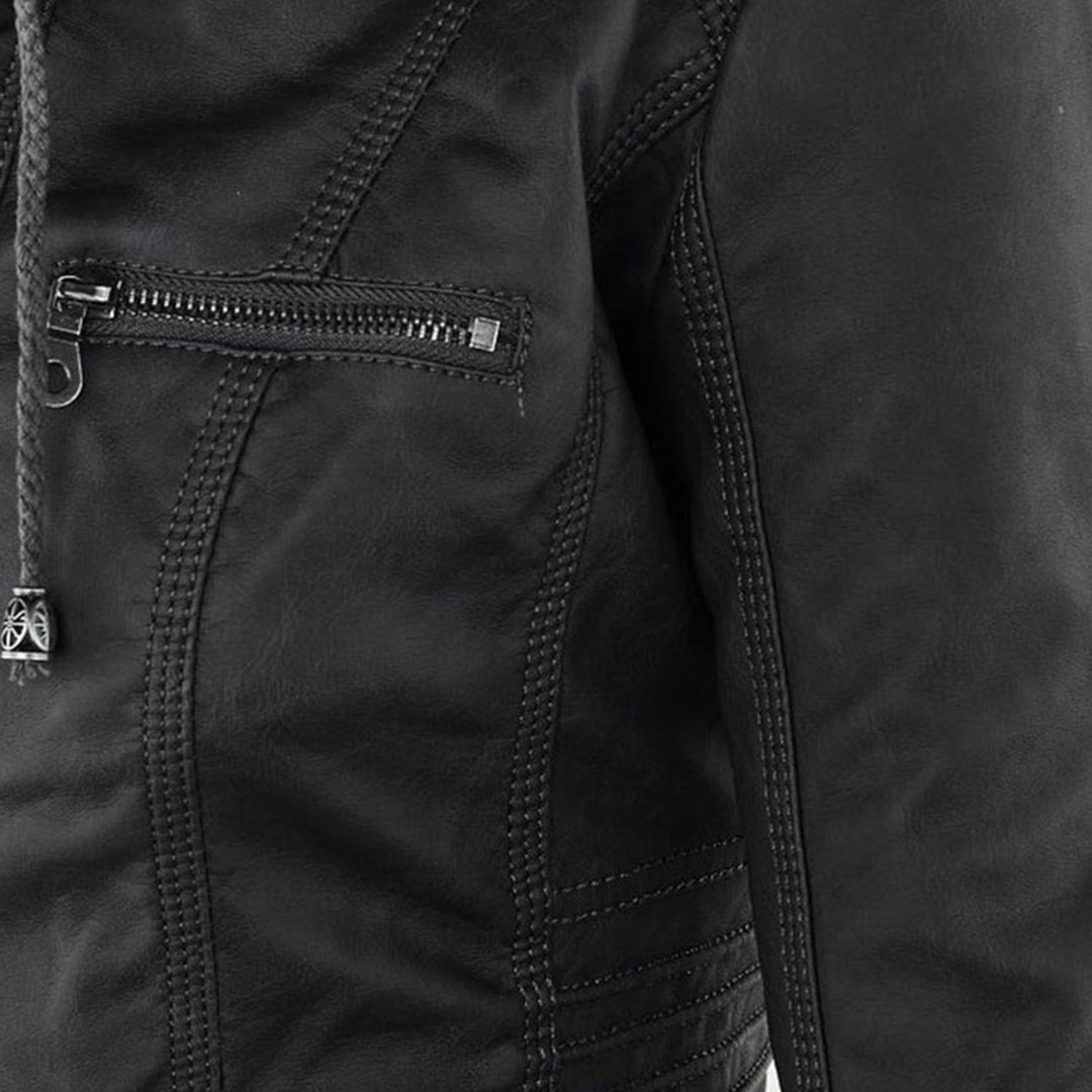 Monika™ | Elegant and durable leather jacket