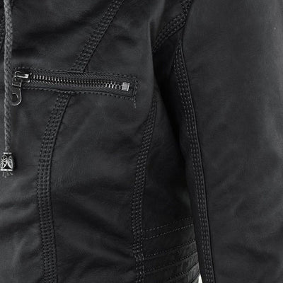 Monika™ | Elegant and durable leather jacket