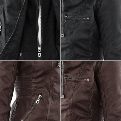 Monika™ | Elegant and durable leather jacket