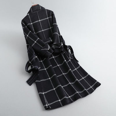 Vivienne™ | Chic Plaid Tweed Coat