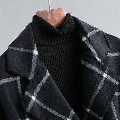 Vivienne™ | Chic Plaid Tweed Coat