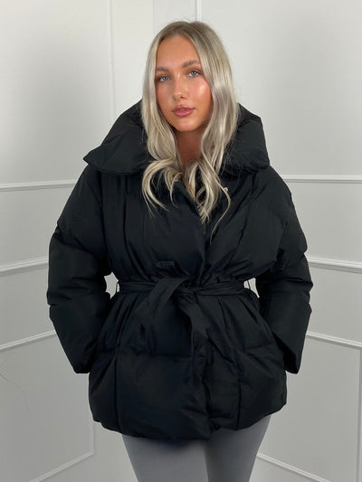 Elina™ | Chic Quilted Jacket with Versatile Belt