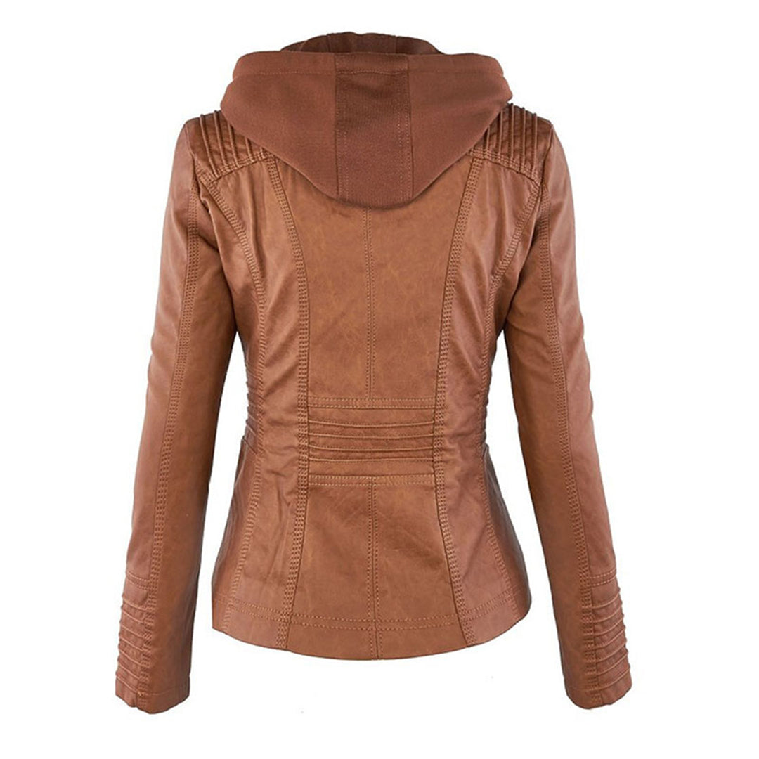 Monika™ | Elegant and durable leather jacket