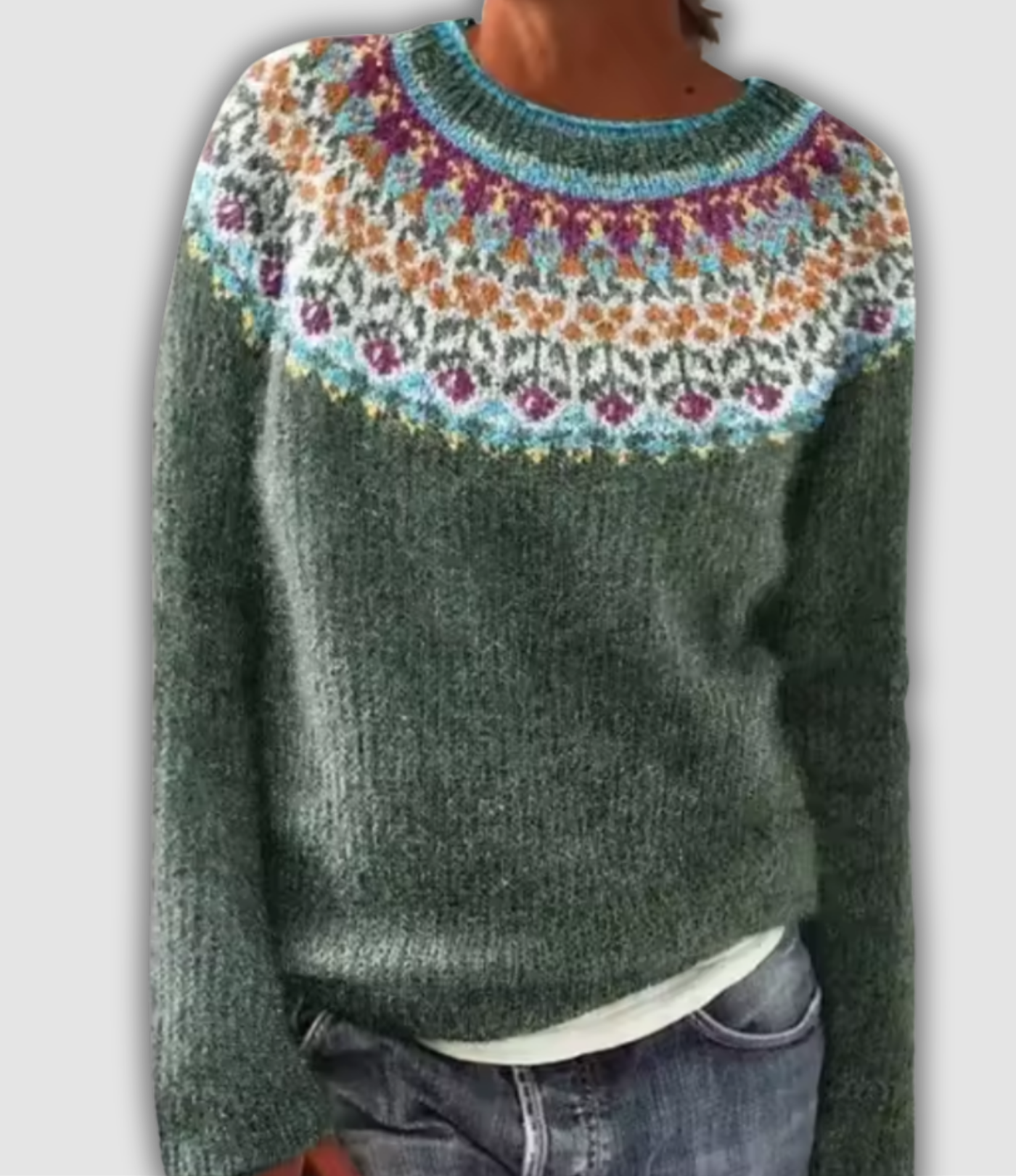 Aveline™ | Chic Retro Knit Sweater for Timeless Style