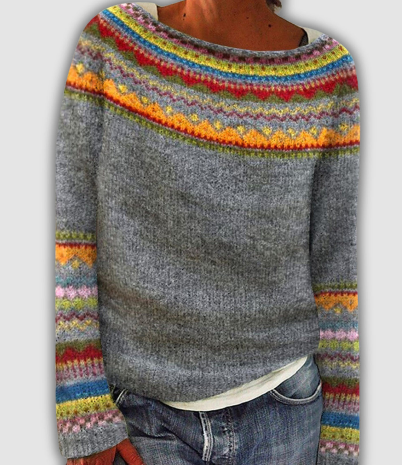 Lila™ | Chic Retro Knit Sweater for Timeless Style