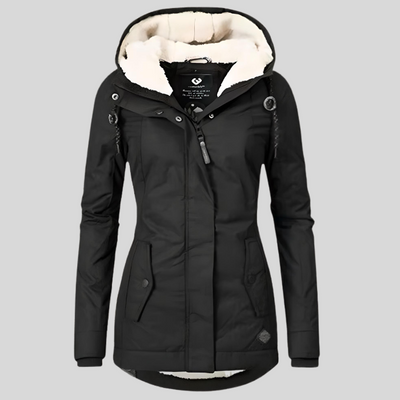 Lena™ | Waterproof Long Jacket with Cozy Lining