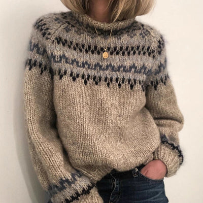 Celeste™ | Classic Retro Knit Sweater for Timeless Style