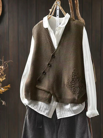 Elowen™ | Chic Knit Vest for Timeless Elegance