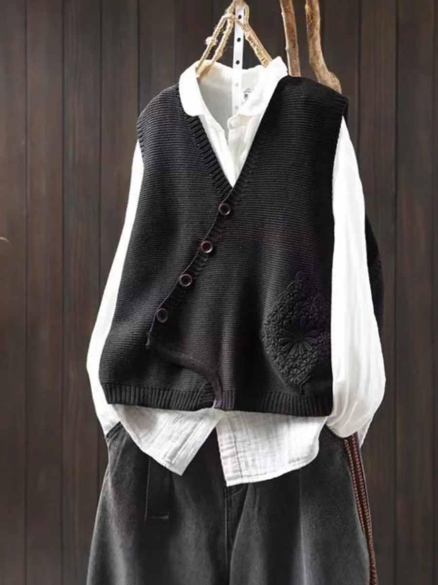 Elowen™ | Chic Knit Vest for Timeless Elegance