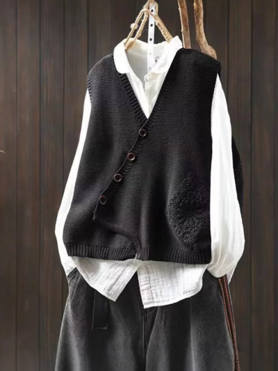 Elowen™ | Chic Knit Vest for Timeless Elegance
