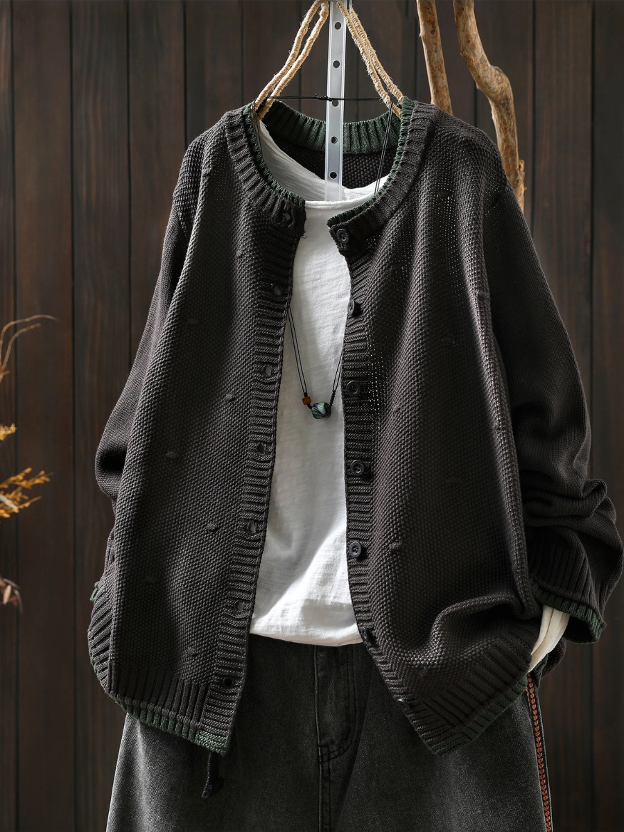 Clara™ | Textured Cardigan for Cozy Elegance