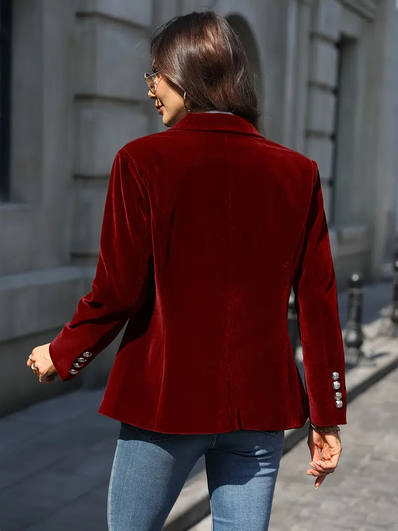 Juliana™ | Chic Velvet Blazer for Timeless Elegance