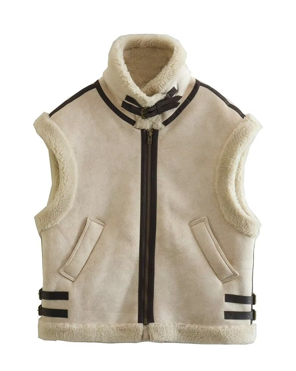 Evelyn™ | Cozy Teddy Gilet for Chic Warmth