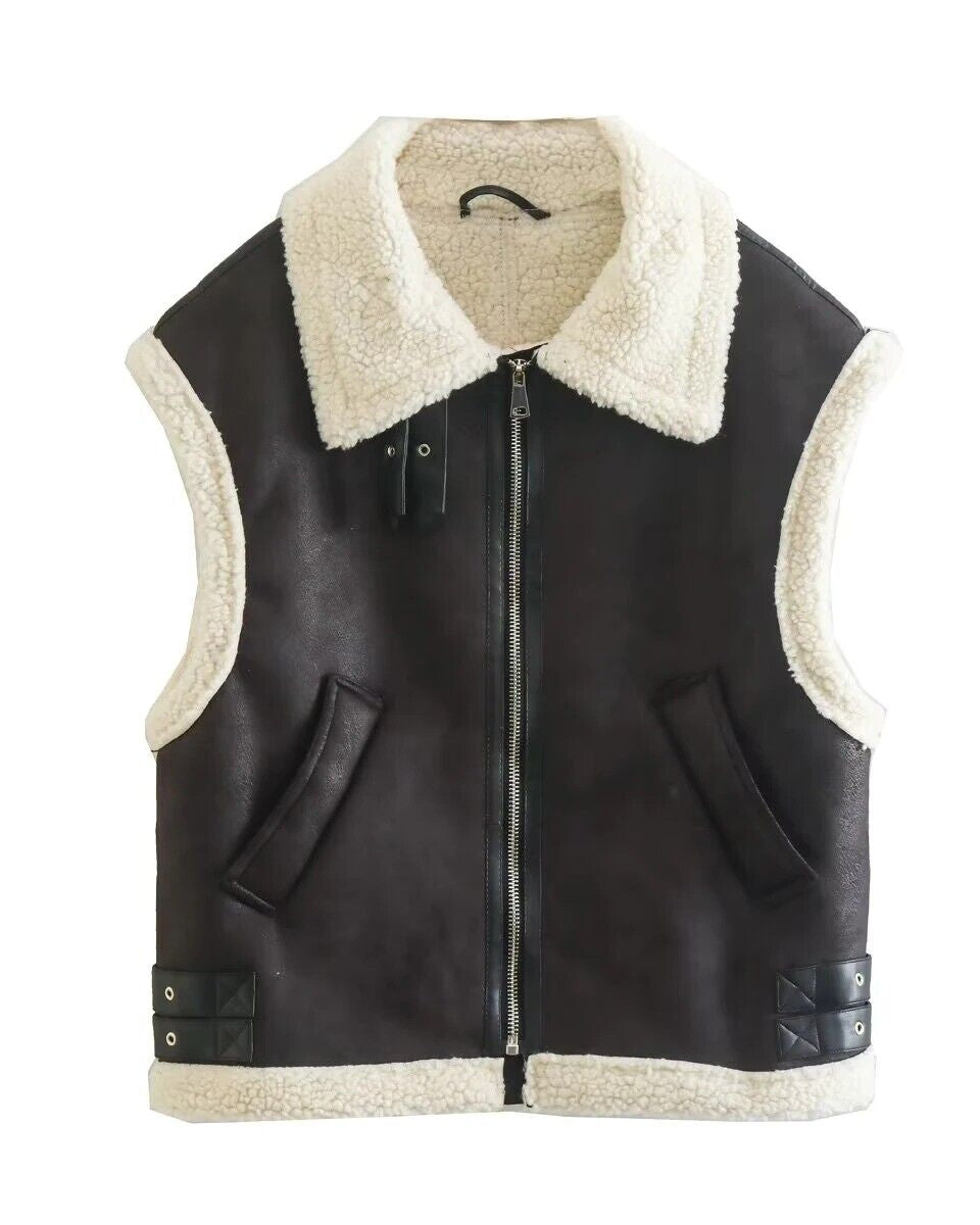 Evelyn™ | Cozy Teddy Gilet for Chic Warmth